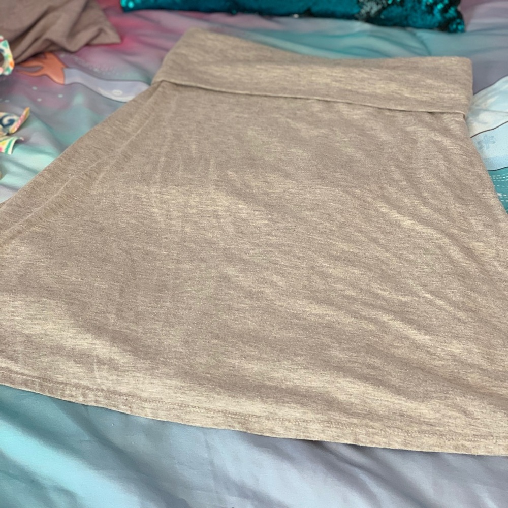 Grey Old Navy Skater Skirt